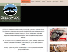 Tablet Screenshot of greenwoodwildlife.org